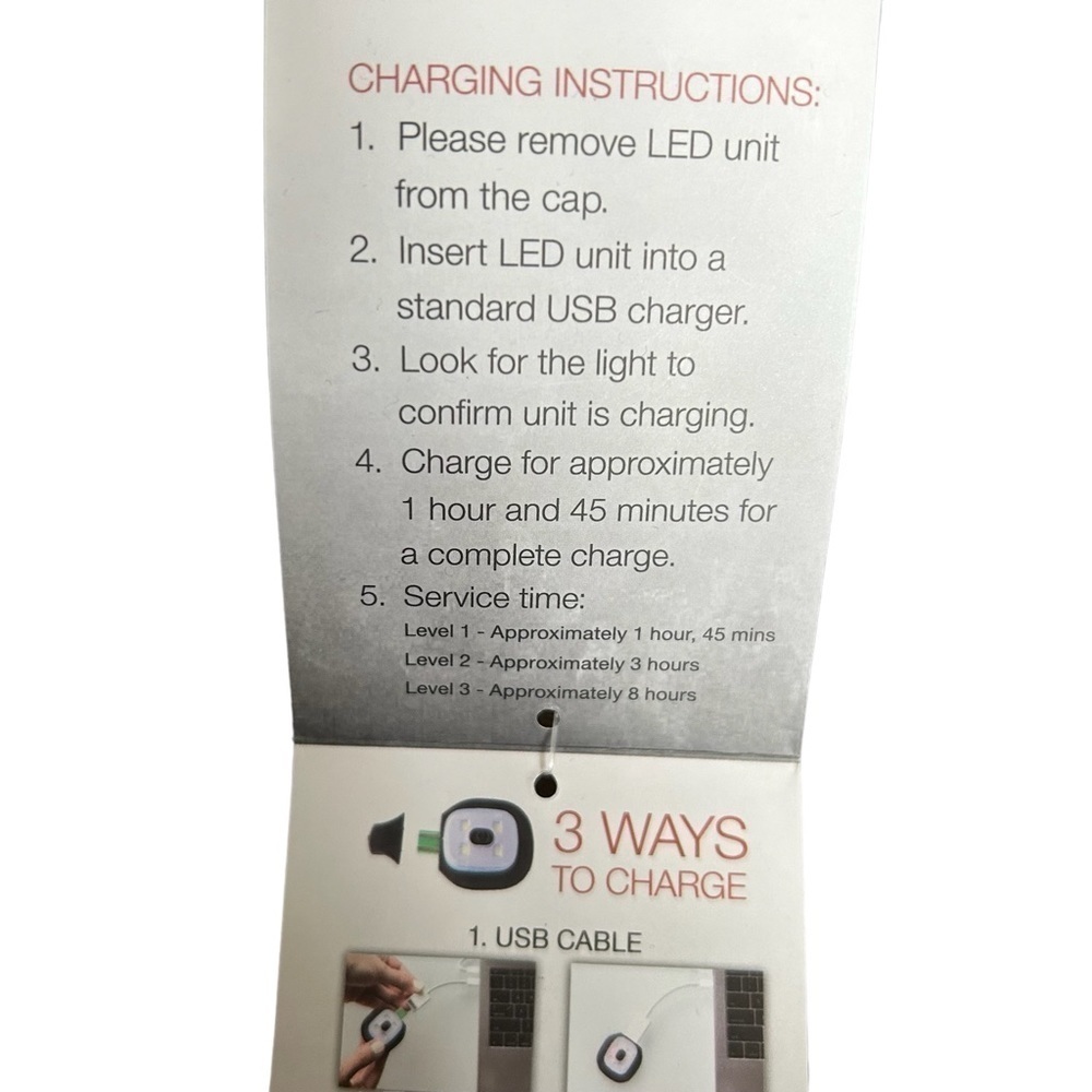 HeadLightz Rechargeable Adjustable Baseball Cap N… - image 9